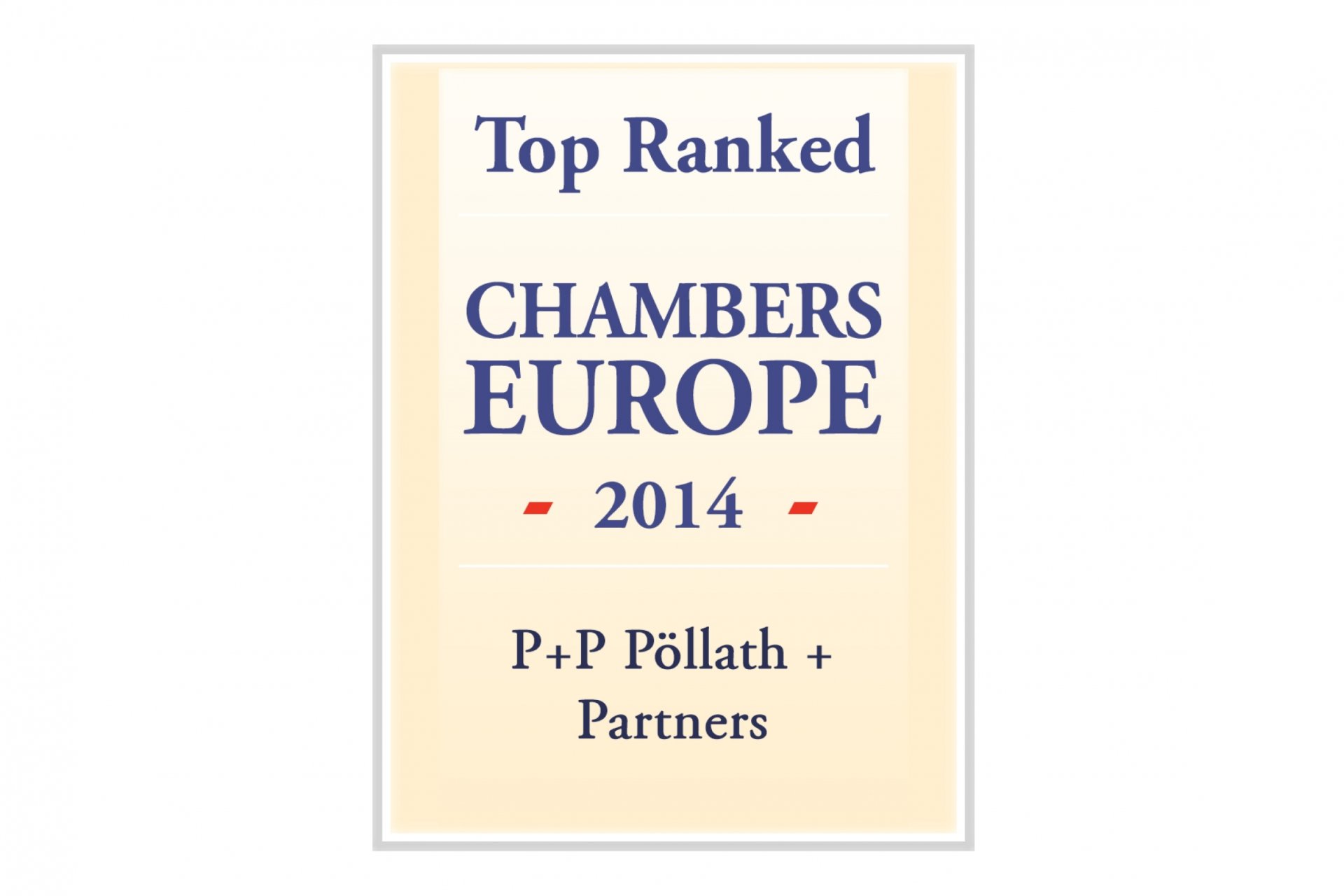Chambers Europe 2014 Logo