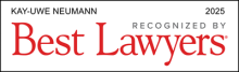 Kay-Uwe Neumann - recognized by Best Lawyers 2025