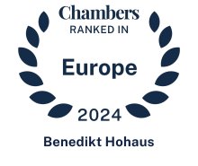 Benedikt Hohaus - Chambers Europe 2024